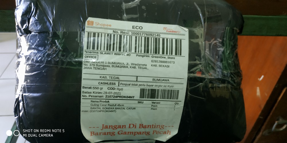 Guling Catur Rasfull 45cm