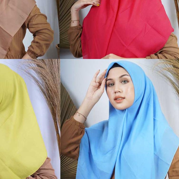 Bugis Hijab - Hijab Bella Square - Hijab Segi Empat