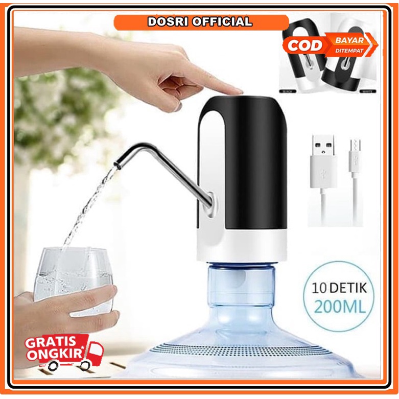 [BISA COD] Pompa galon USB elektrik air minum recharge water dispenser electric