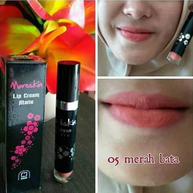 Lipstik Moreskin LC01,LC03,LC05,LC07,LC08,LC09/ Nasa Resmi