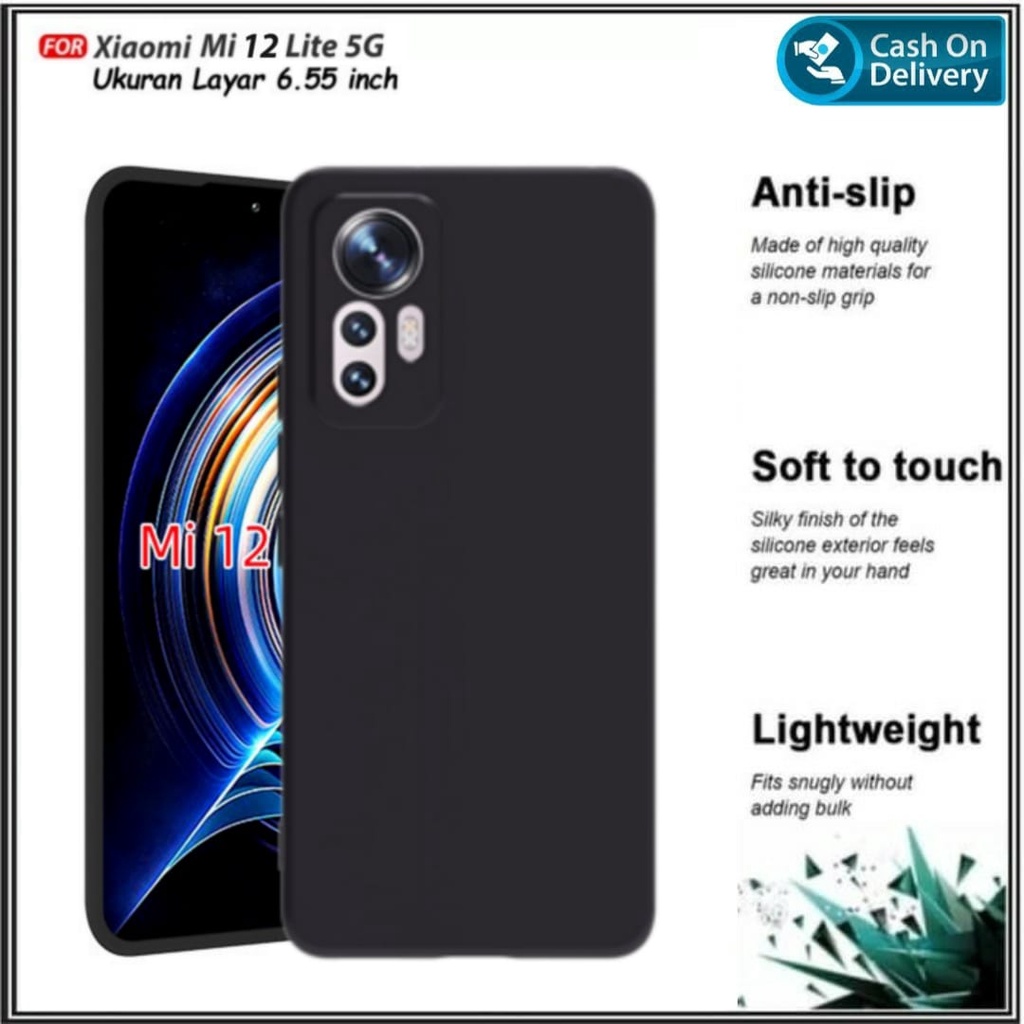 Case Xiaomi Mi 12 Lite 5G Soft Case Premium Casing Hp Slim Cover