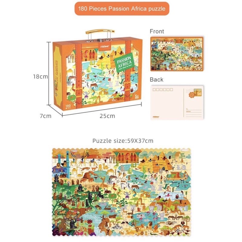 mideer world puzzle - hadiah anak - kado anak