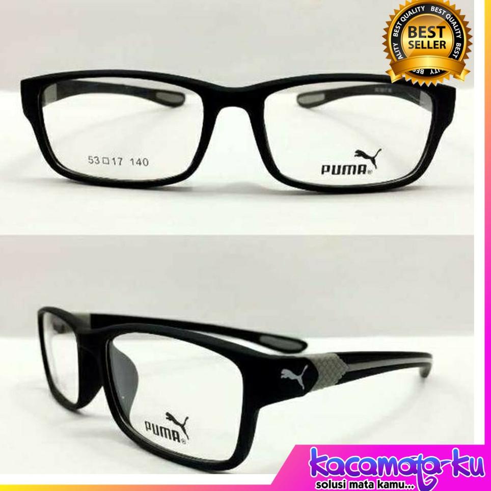 Terlaku. JSNM0 Kacamata Sporty + Lensa Minus Plus Antiradiasi, Frame Baca Pria Wanita Bisa Cod 35 Te