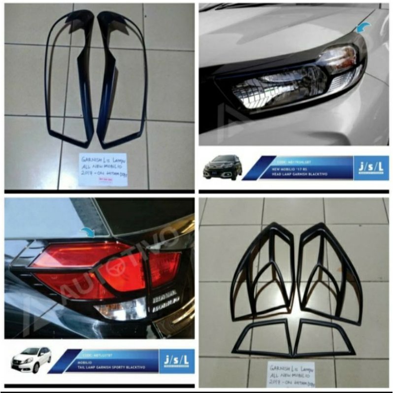 Paket Garnish List Lampu Depan Belakang Mobilio 2017-2020