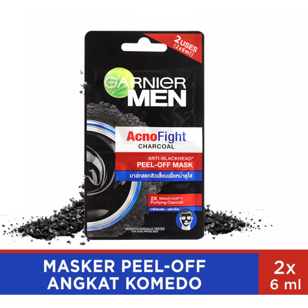 GARNIER MEN ACNO FIGHT CHARCOAL PEEL OF MASK