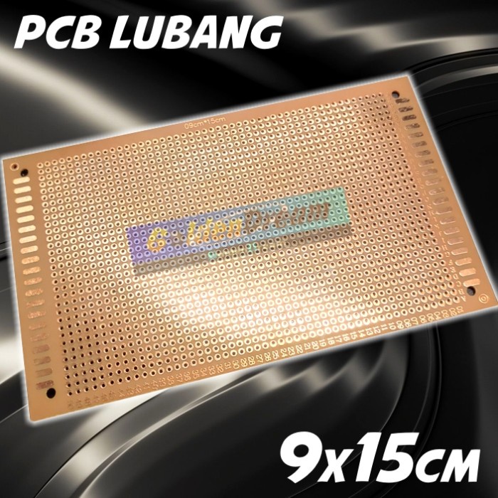 Jual PCB Lubang 9x15cm Universal Matrix Bakelite Papan Lobang 9x15 9*15 ...