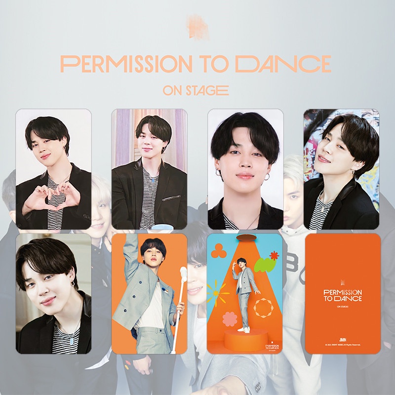 7pcs / set Kartu Foto KPOP BTS Permision TO DANCE Mini PTD On Stage Special