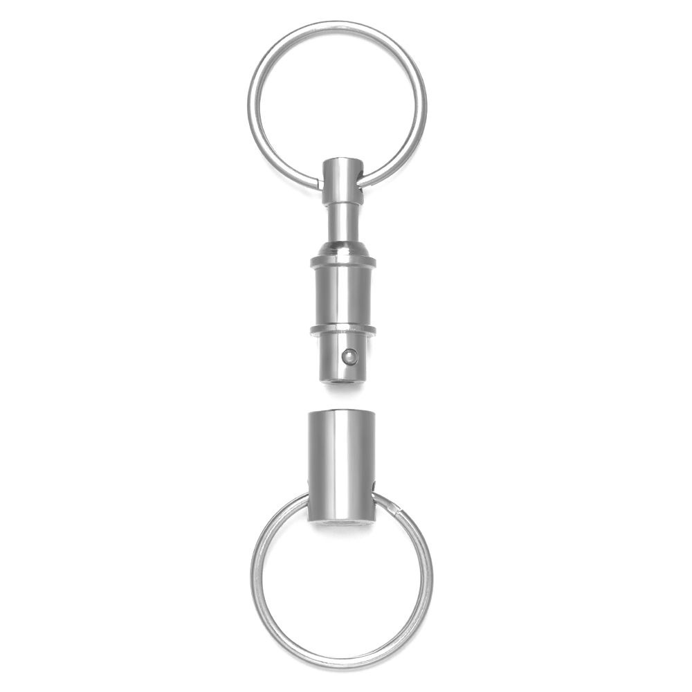 TOP Outdoor Keychain Adjustable Separate Key Ring Portable Separable Removable Disassemble Double Ring Child-mother Buckle