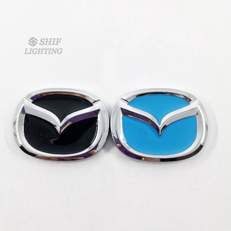 1pc Stiker Emblem Logo Mazda Bahan Metal Untuk Dekorasi Bagasi Belakang Mobil Mazda