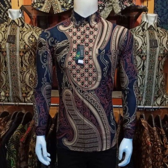Batik pria Lengan Panjang Slimfit Modern Batik Slimfit Pria