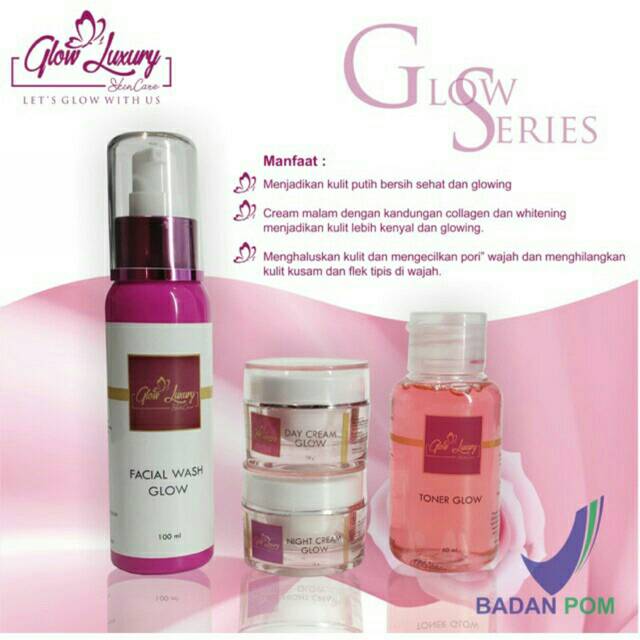 Paket glowing skincare original BPOM