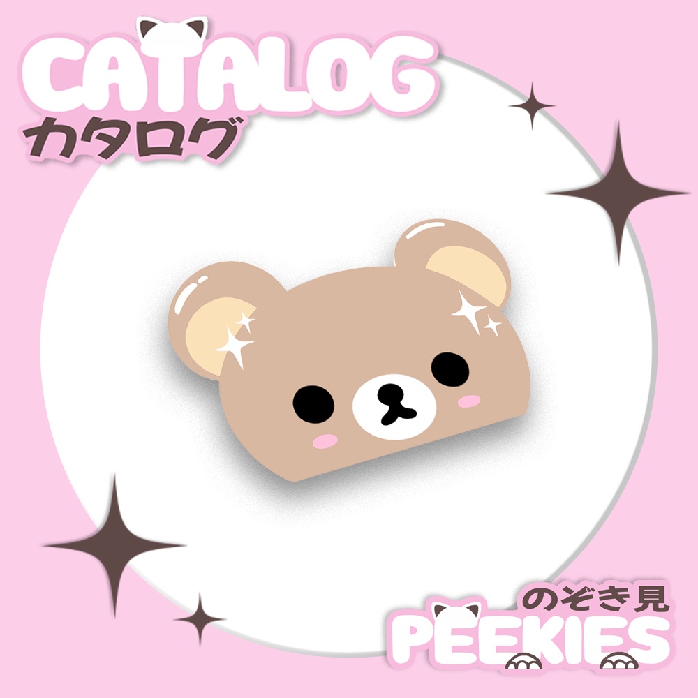 Sticker Peeker - Rilakkuma