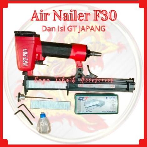 

AIR NAILER NRT PRO F30 + ISI TEMBAKAN GT JAPAN ISI 5000PCS