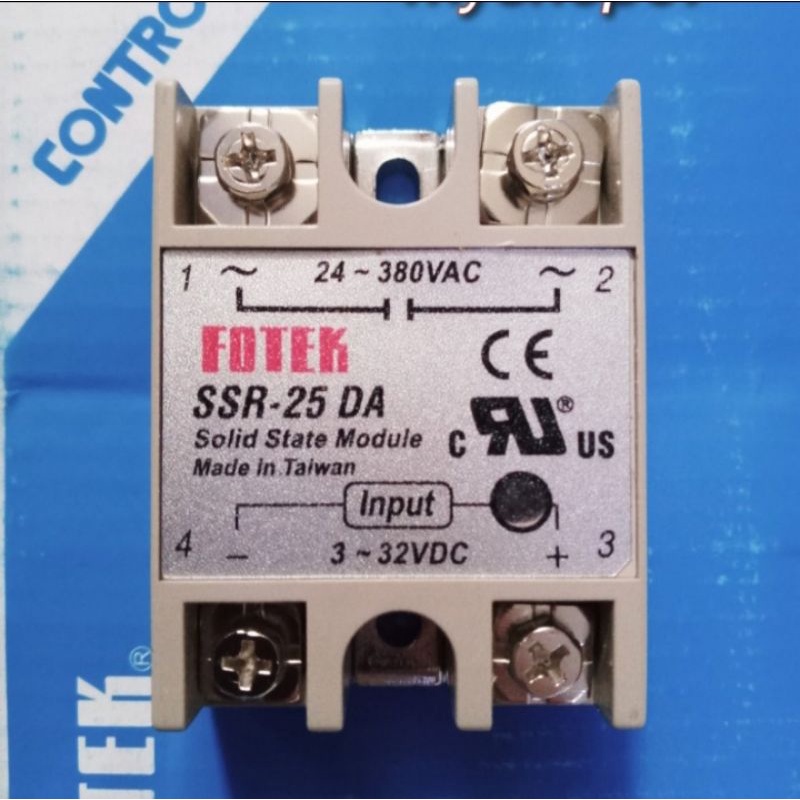 Solid SSR-25 DA FOTEK 3-32 V DC 24-380 Vac 25 DA