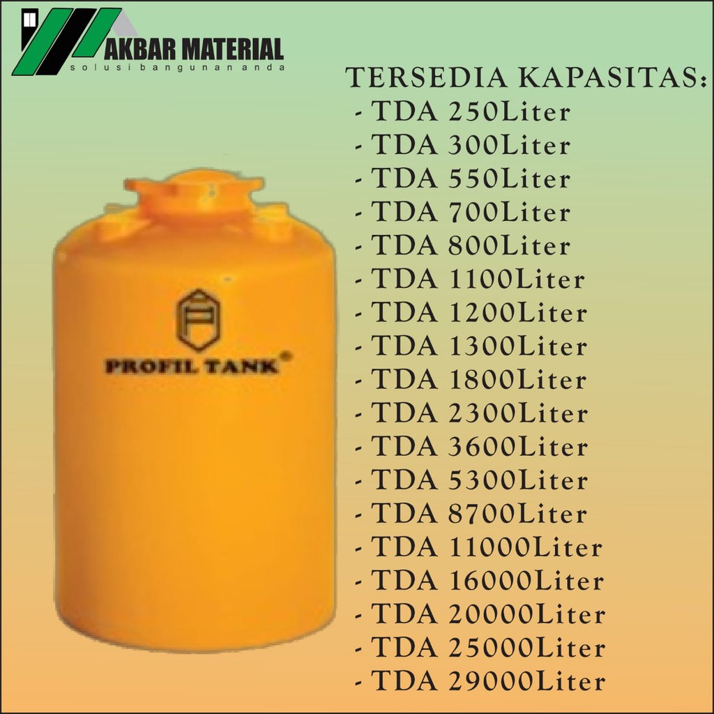 Tandon Air Profiltank Plastik 300liter Shopee Indonesia