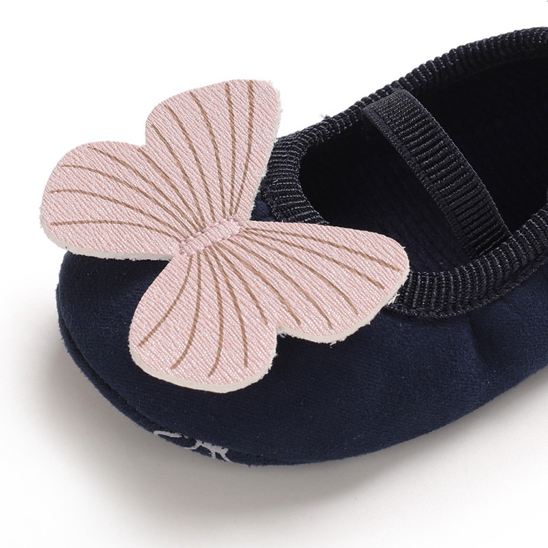 Sepatu Bayi Prewalker Perempuan Umur 0 - 12 Bulan Sepatu Flat Anak Bayi Perempuan Baby Prewaker Shoes Cewek Murah Umur 0 - 14 Bulan, umur 1 Tahun 0 - 6 Bulan Navy AK 02