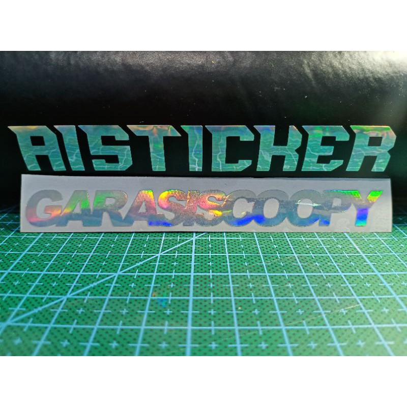 STICKER GARASI SCOOPY NEW CUTTING