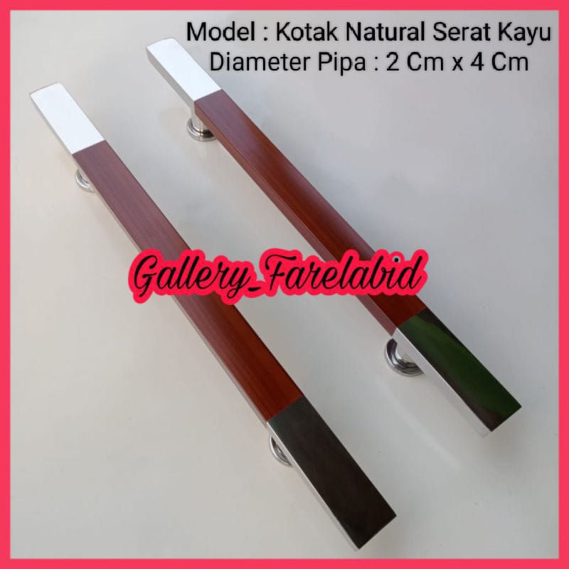 1 Meter Handle Pintu Rumah Stainless Steel Kotak Gagang Pintu Rumah Modern 100 Cm Pegangan Pintu Kupu Tarung 80 Cm Tarikan Pintu Rumah Utama Minimalis