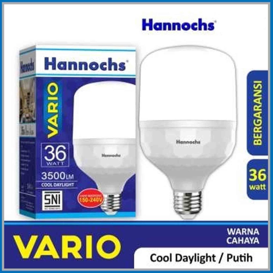 Hannochs - Lampu LED / Bohlam LED Hannochs VARIO 36 watt - Cool Daylight