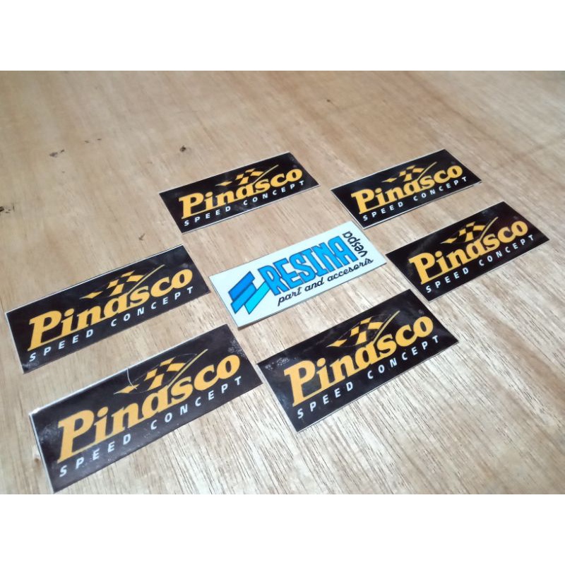 stiker Vespa pinasco bahan anti luntur