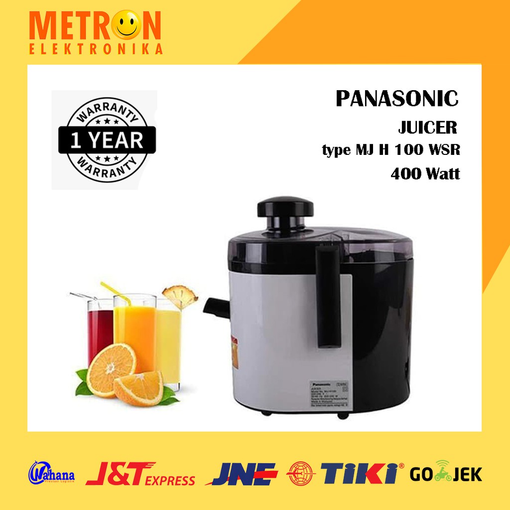 PANASONIC MJ H 100 WSR / JUICER 400 WATT / MJH100WSR