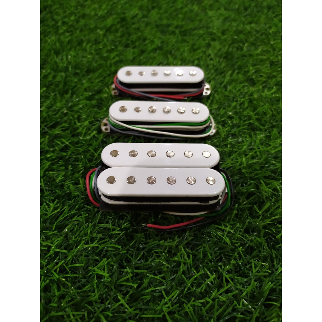 Pickup Gitar Elektrik PTP HSS Ibanez AZ Essential White Series