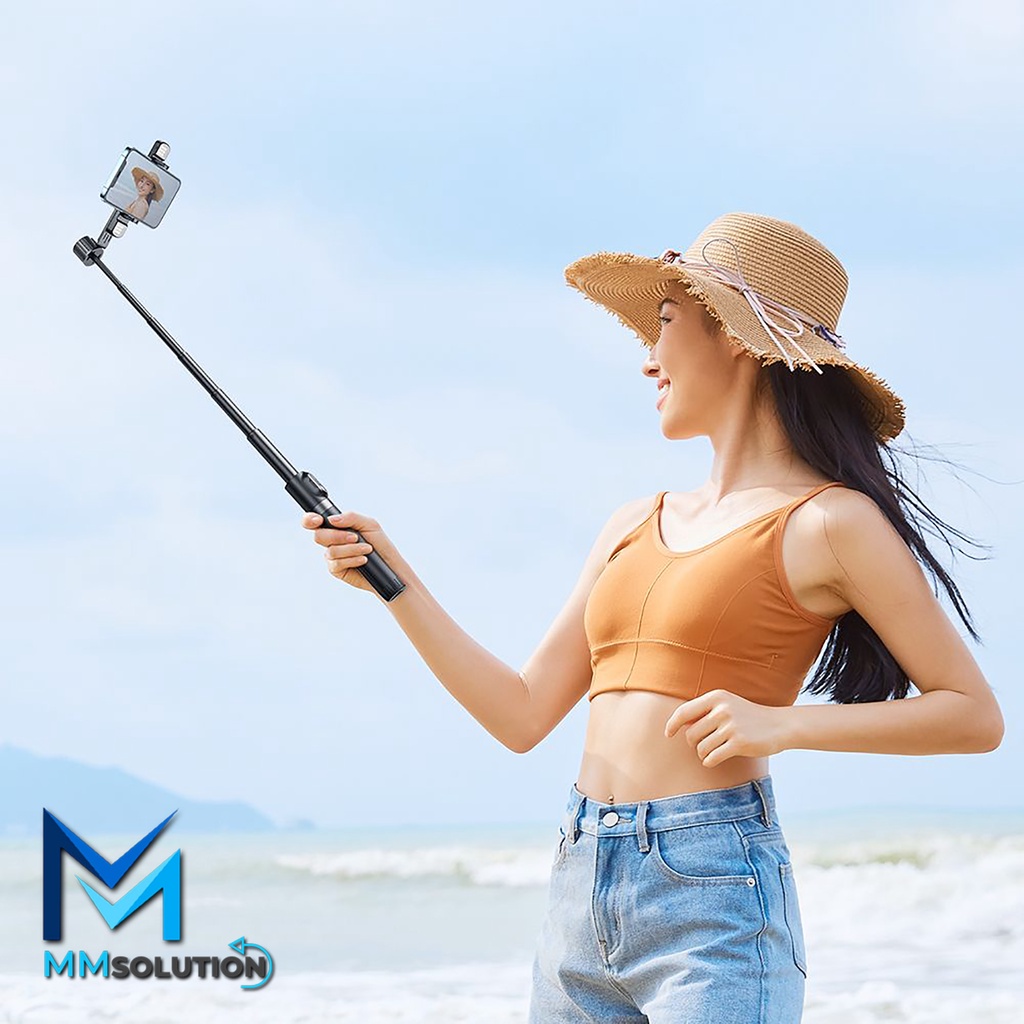 MCDODO Tongsis Tongkat Stick Selfie Tripod Remote Bluetooth Wireles