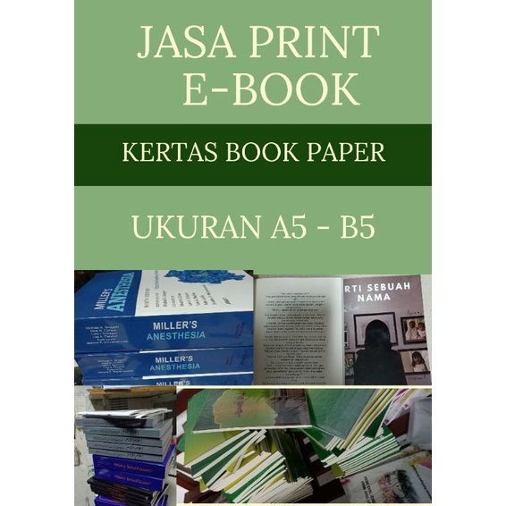 

PRINT ANTI LUNTUR CETAK BUKU A5 B5 A4 BAHAN BOOK PAPER DAN HVS PRINT MURAH
