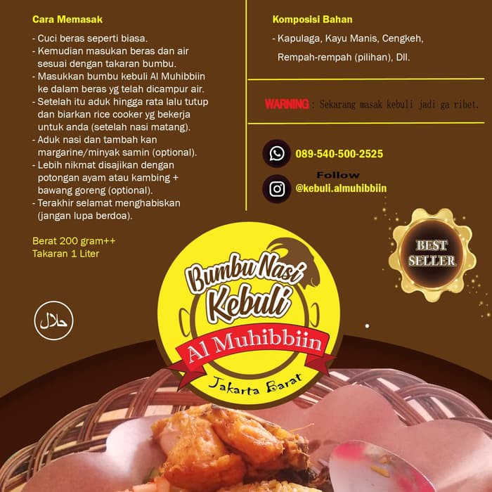 

Terbatas - Bumbu Nasi Kebulii