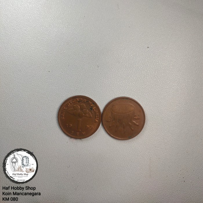 Koin Kuno 1 Sen Malaysia Tahun 1999