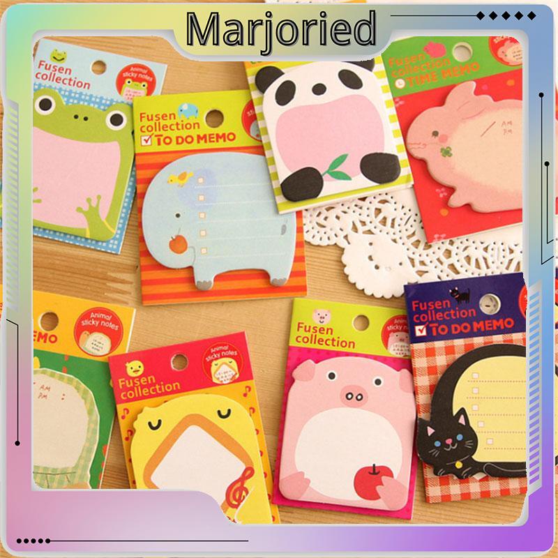 Imoda Kawaii Animals 20 Post-It Notes Waktu Merekam Post-It Notes Catatan Pelajar/Kantor-MJD