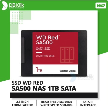 SSD WD RED SA500 NAS 1TB 2,5 SATA &quot; WD SA500 1TB &quot;