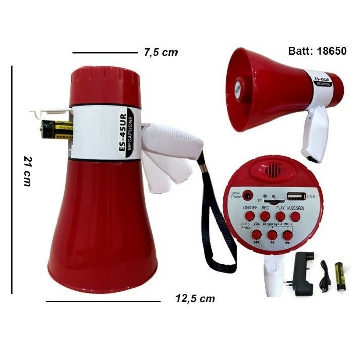 COD TOA FLECO YC-130RU PENGERAS SUARA MEGAPHONE PROMOSI, GATHERING DLL