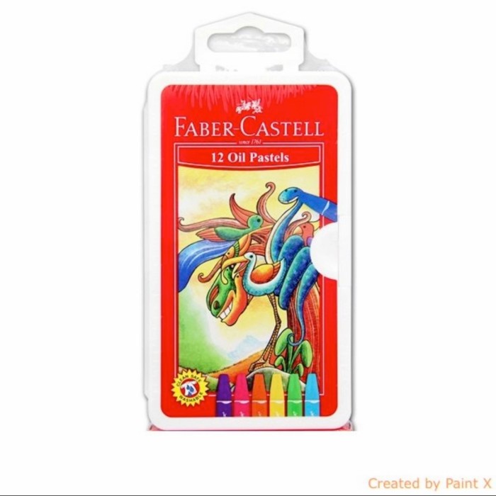 

PASTEL-DRY-OIL- FABER CASTELL HEXAGONAL CRAYON / OIL PASTEL ISI 12 WARNA -OIL-DRY-PASTEL.