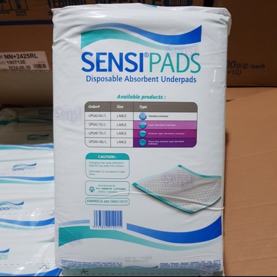 NA - underpad sensi - perlak alas bayi - training pad - tempat pipis hewan