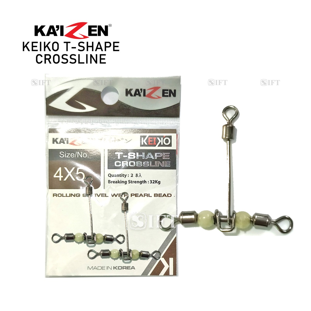 Kili-kili Cabang KAIZEN KEIKO T-SHAPE CROSSLINE Swivel Kail - Anugrah Pancing