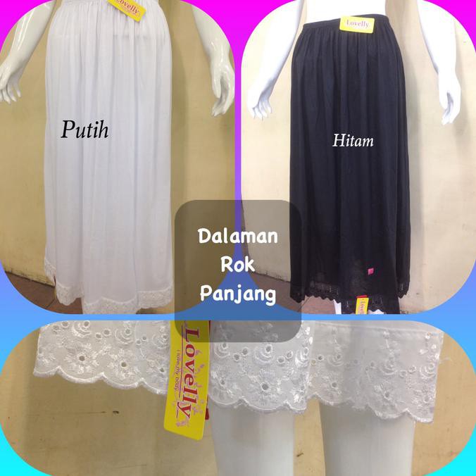 Dalaman Rok Panjang / Rok Dalam Panjang / Androk panjang