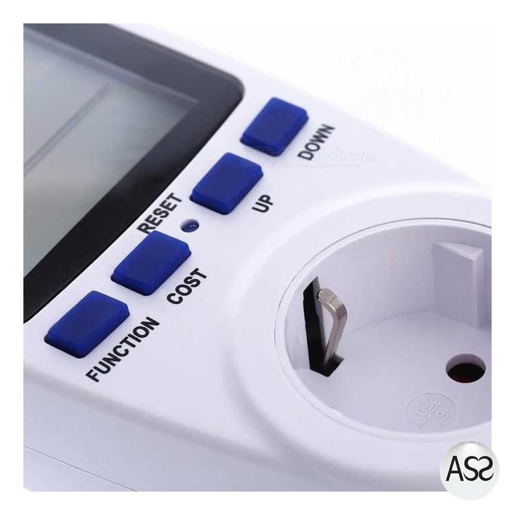 ASS Shop - Taffware kWh Meter Pengukur Biaya Lisrik Rumah Multifungsi - KWE-PM01