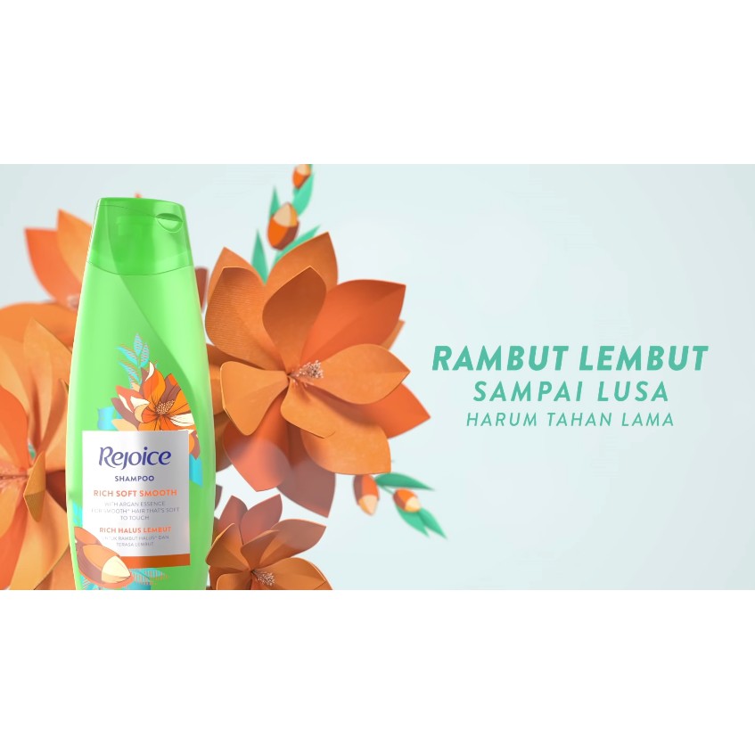 Rejoice Rich Soft Smooth Shampoo Rambut Lembut Sehat