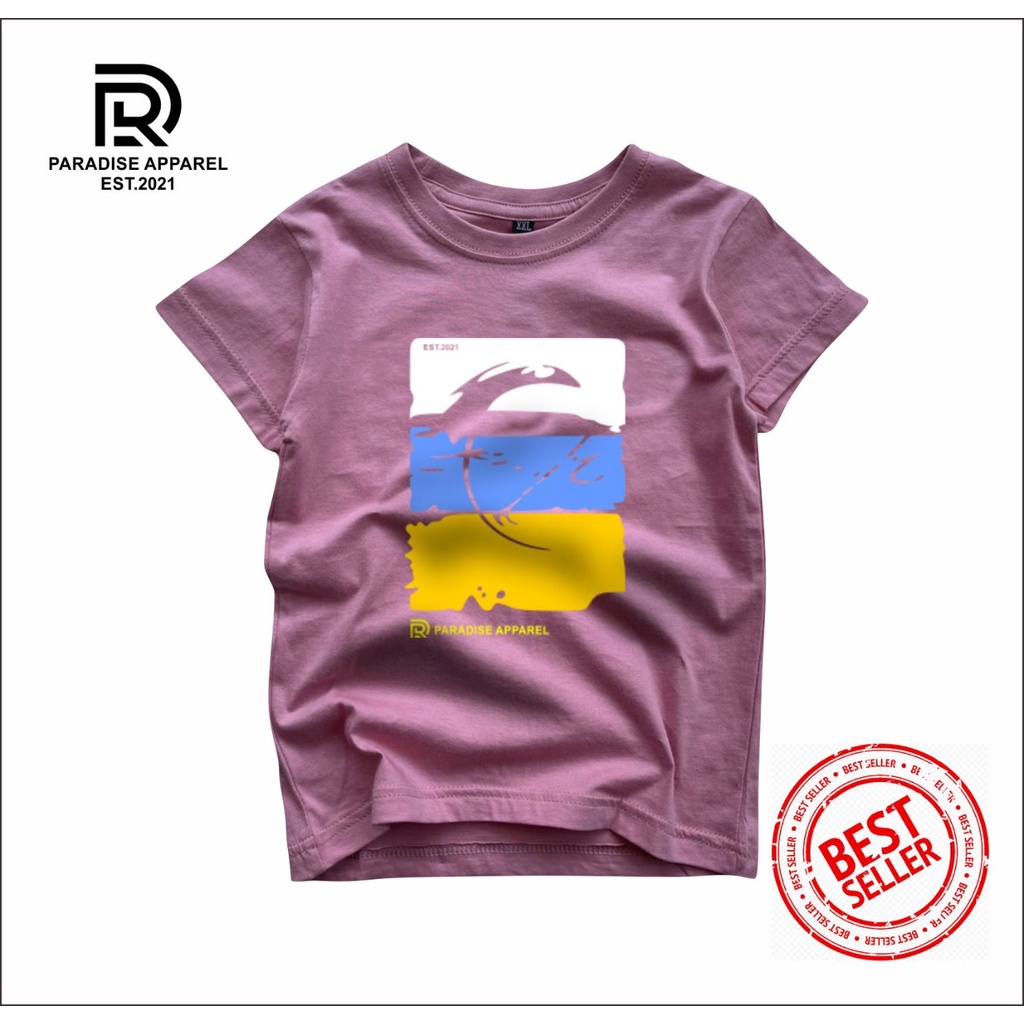 [Bayar di Tempat] Kaos Distro Anak / Kaos Anak Umur 1-6 Tahun