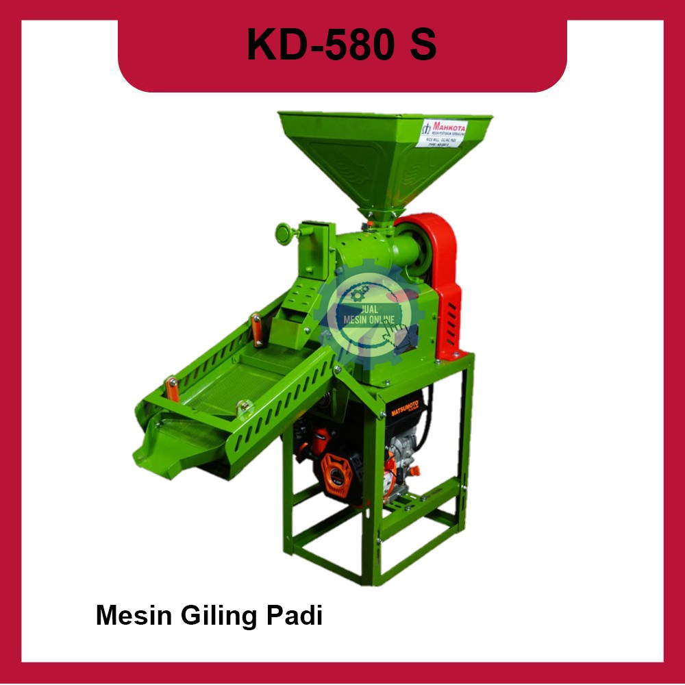 MESIN GILING PADI MINI KD-580S - Mesin Giling Padi Bermutu