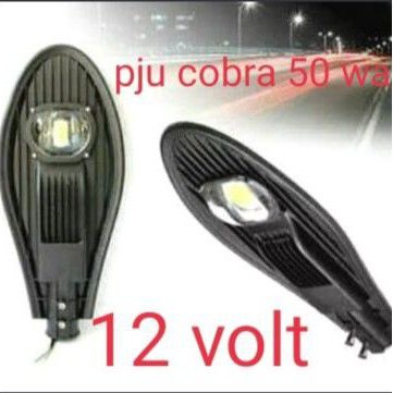 lampu jalan PJU cobra 12v 50w kap jalan 50 watt 12 volt