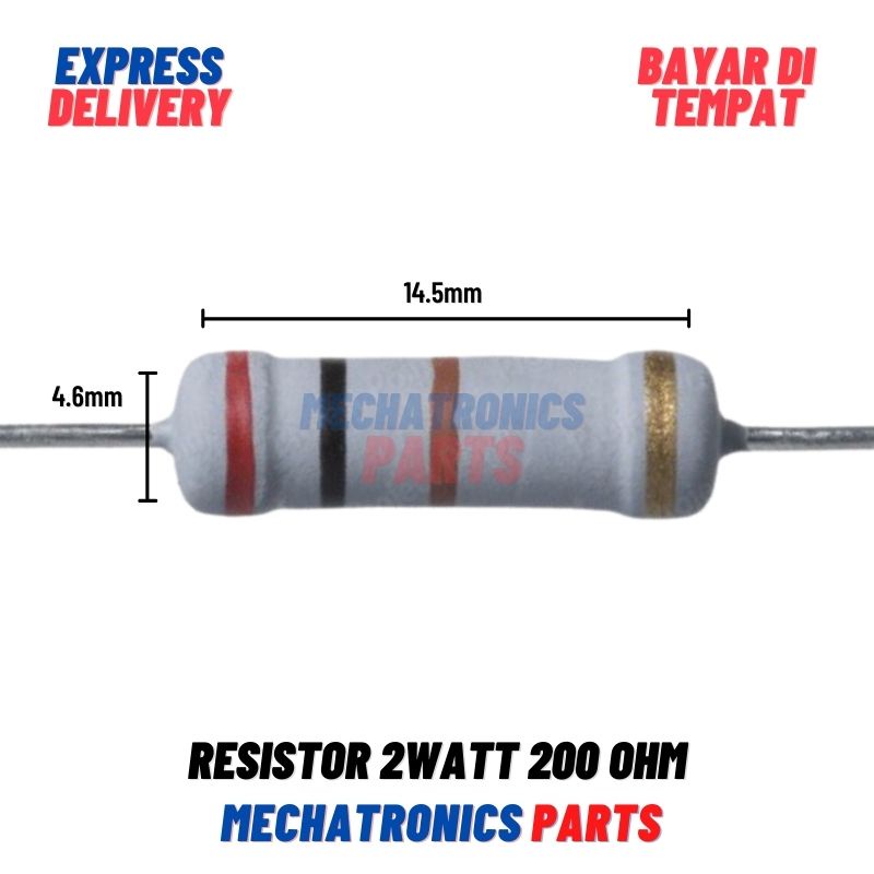 [PAS-9234] RESISTOR 2WATT 200OHM