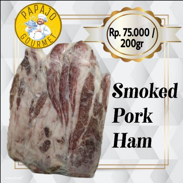 

Smoked pork ham 200gr