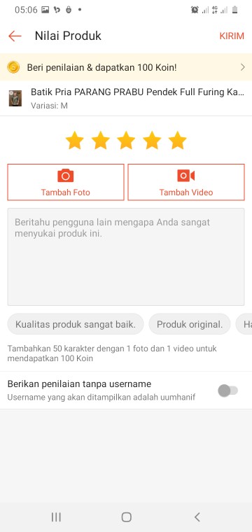 Batik Pria Parang Prabu Pendek Full Furing Katun Halus Ori Solo