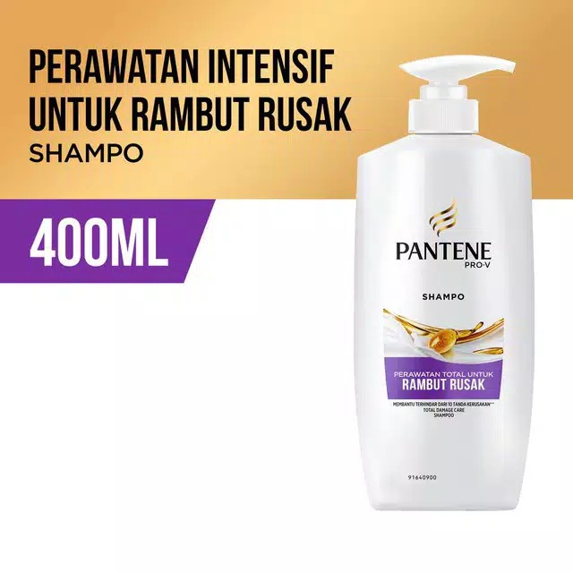 Pantene Shampoo Perawatan Intensive Untuk Rambut Rusak 400 ml