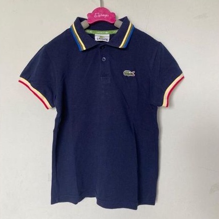 Polo Shirt Kids Lacoste / Kaos Polo Polos Navy Anak Laki-laki Lacoste  - Preloved