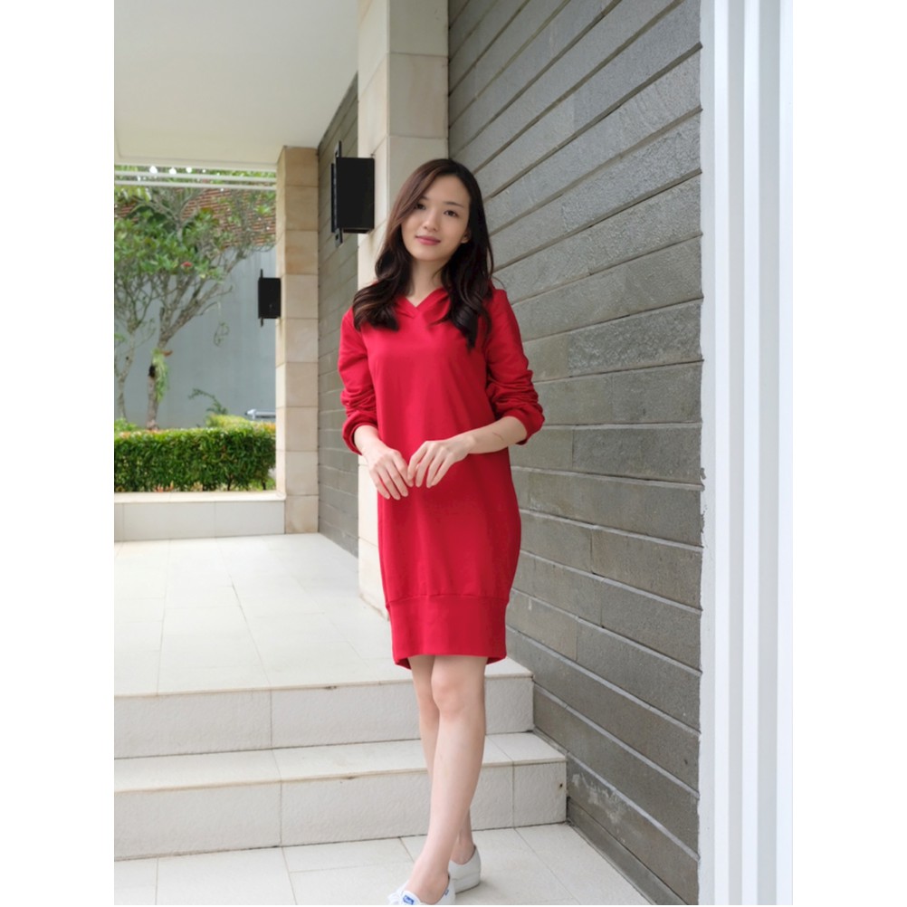Kadaka D-0178 Dress Hoodie Tangan Panjang