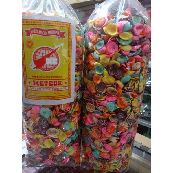 

Snack Kuping Gajah Mini Warna 250gr