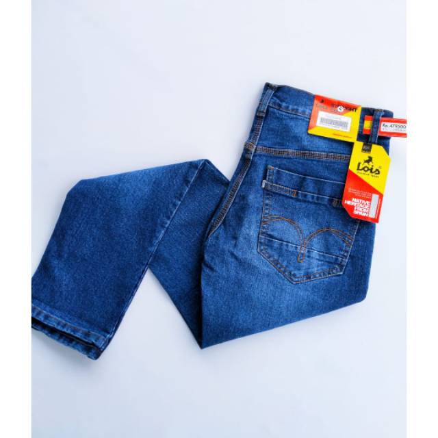 Celana Jeans Lois Pensil Stretch Slim Fit Pria
